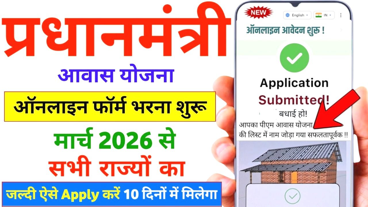 PM Awas Yojana 2026 Online Apply